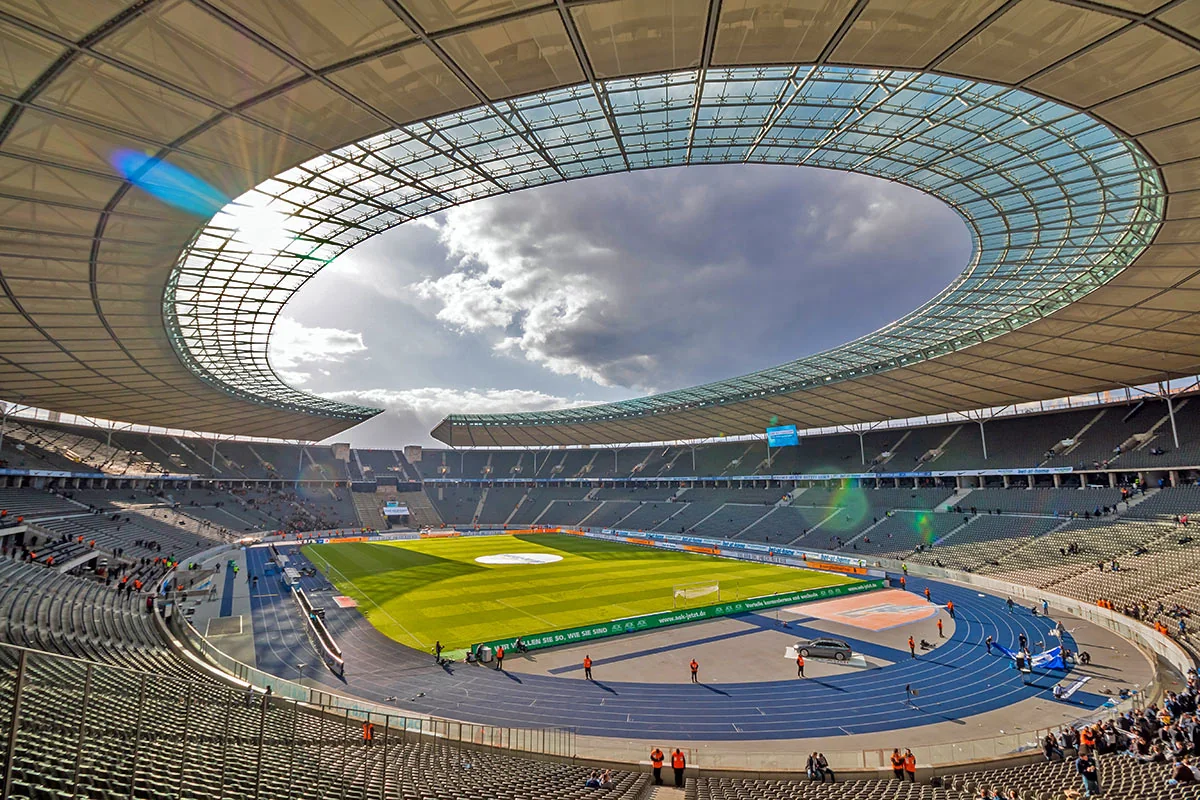 Olympiastadion i Berlin inifrån, Hertha Berlins hemmaarena
